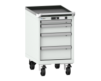 LISTA - Armoire tiroirs mobile 18x27E (HxLxP) 72,3 x 41,1 x 57,2 cm KEY Lock R7035