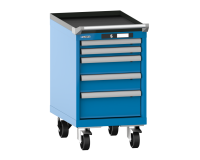 LISTA - Armoire tiroirs mobile 18x27E (HxLxP) 72,3 x 41,1 x 57,2cm KEY Lock R5012