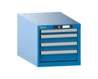 LISTA - Armoire à tiroirs (HxLxP) 38,3x41,1x72,5 cm KEY Lock R5012