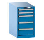 Armoire à tiroirs Lista 18x36E H 70 x L 41,1 x P 72,5 cm avec plusieurs tiroirs Key Lock