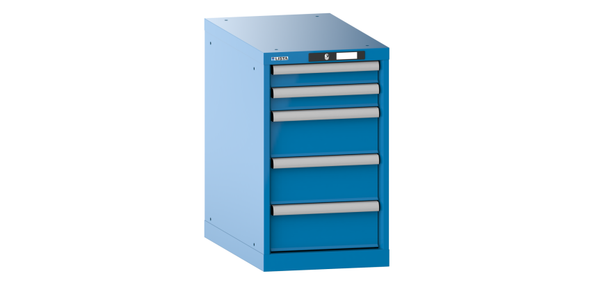Armoire à tiroirs Lista 18x36E H 70 x L 41,1 x P 72,5 cm avec plusieurs tiroirs Key Lock