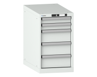 Armoire à tiroirs Lista 18x36E H 70 x L 41,1 x P 72,5 cm avec plusieurs tiroirs Key Lock