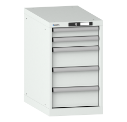 Armoire à tiroirs Lista 18x36E H 70 x L 41,1 x P 72,5 cm avec plusieurs tiroirs Key Lock