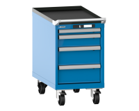 LISTA - Armoire tiroirs mobile (HxLxP) 72,3 x 41,1 x 72,5 cm KEY Lock R5012