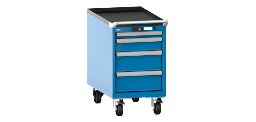 Armoire à tiroirs Lista 18 x 36E  H 72,3 x L 41,1 x P 72,5 cm 4 tiroirs Key Lock