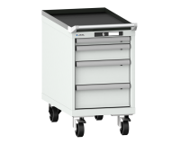 LISTA - Armoire tiroirs mobile 18x36E (HxLxP) 72,3 x 41,1 x 72,5 cm KEY Lock R7035