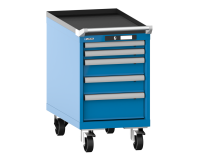 LISTA - Armoire tiroirs mobile 18x36E (HxLxP) 72,3 x 41,1 x 72,5 cm KEY Lock R5012