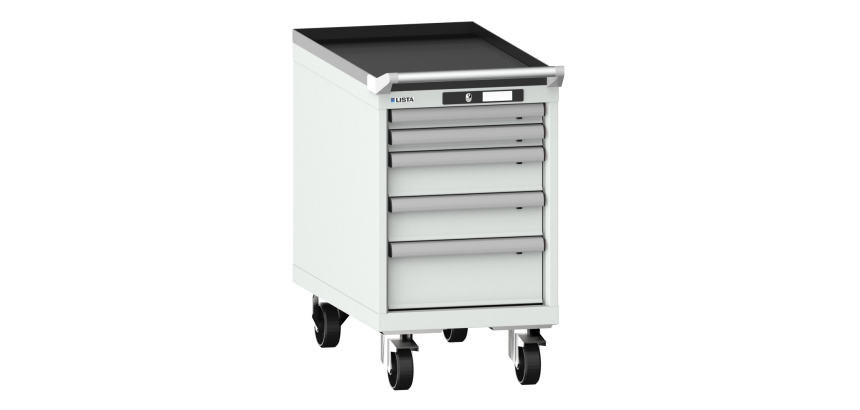 Armoire à tiroirs Lista 18 x 36E  H 72,3 x L 41,1 x P 72,5 cm 5 tiroirs Key Lock