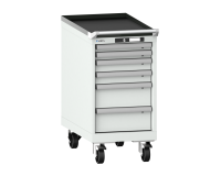 LISTA - Armoire tiroirs mobile 18x36E (HxLxP) 84 x 41,1 x 72,5 cm KEY Lock R7035