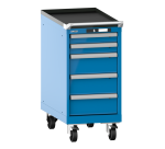 Armoire à tiroirs Lista 18 x 36E  H 89 x L 41,1 x P 72,5 cm 5 tiroirs Key Lock
