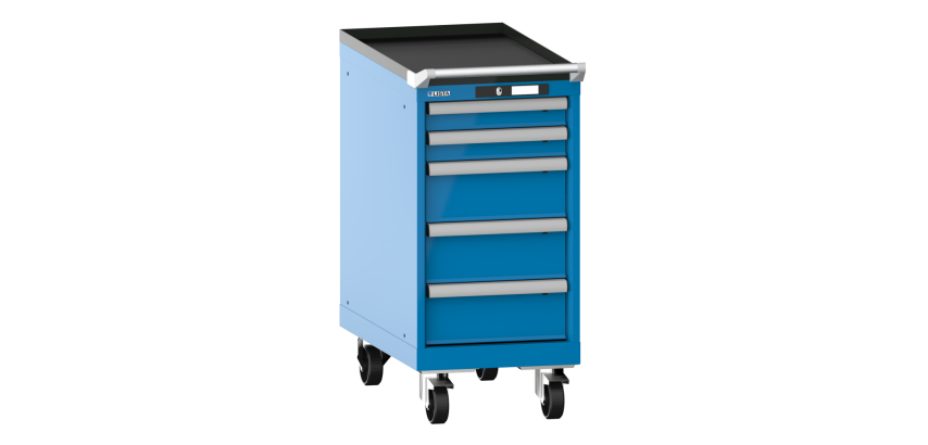 Armoire à tiroirs Lista 18 x 36E  H 89 x L 41,1 x P 72,5 cm 5 tiroirs Key Lock