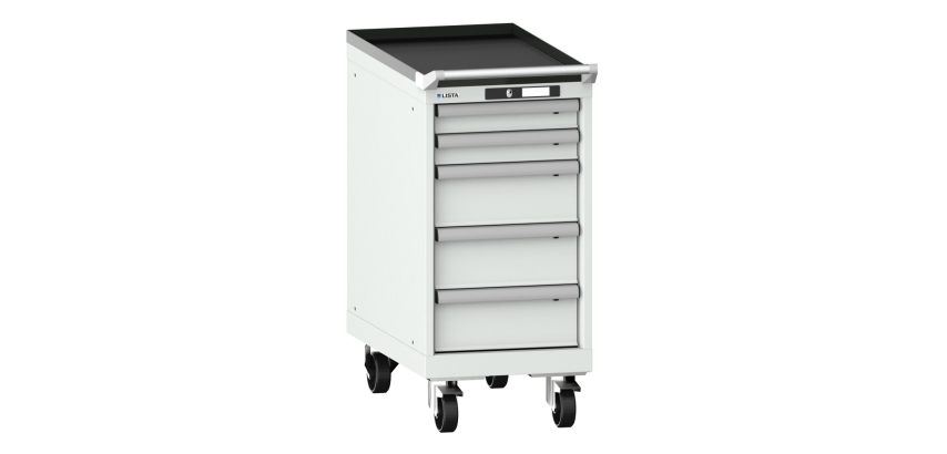 Armoire à tiroirs Lista 18 x 36E  H 89 x L 41,1 x P 72,5 cm 5 tiroirs Key Lock