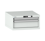 Armoire à tiroirs Lista 27x27E H 28,3 x L 56,4 x P 57,2 cm 2 tiroirs (1 x 5 et 1 x 15 cm) Key Lock