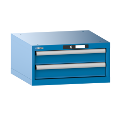 Armoire à tiroirs Lista 27x27E H 28,3 x L 56,4 x 57,2 cm 2 tiroirs (2 x 10 cm) Key Lock