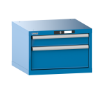Armoire à tiroirs Lista 27x27E H 38,3 x L 56,4 x P 57,2 cm 2 tiroirs (1 x 10 et 1 x 20 cm) Key Lock