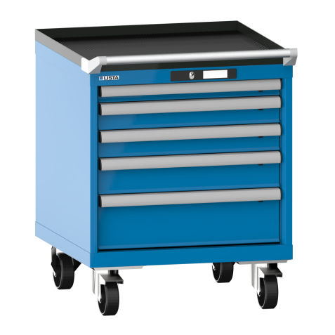 Armoire à tiroirs Lista 27 x 27E  H 72,3 x L 56,4 x P 57,2 cm 5 tiroirs Key Lock