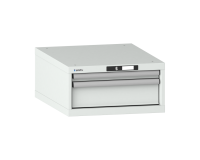 LISTA - Armoire à tiroirs (HxLxP) 28,3x56,4x72,5cm KEY Lock R7035