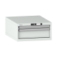 LISTA - Armoire à tiroirs 27x36E (LxPxH) 564x725x283mm 2 tiroirs (1x50/1x150) 75kg KEY Lock Gris clair RAL 7035