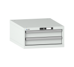 Armoire à tiroirs Lista 27x36E H 28,3 x L 56,4 x P 72,5 cm 2 tiroirs (2 x 10 cm) Key Lock