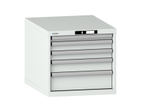 LISTA - Armoire à tiroirs (HxLxP) 53,3 x 56,4 x 72,5cm KEY Lock R7035