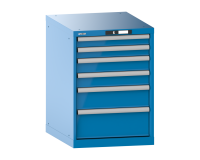 LISTA - Armoire à tiroirs (HxLxP) 80 x 56,4 x 72,5 cm KEY Lock R5012.