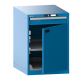 LISTA - Armoire à tiroirs 27x36E (LxPxH) 564x725x800mm KEY Lock Bleu clair RAL 5012