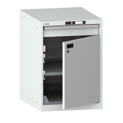 LISTA - Armoire à tiroirs 27x36E (LxPxH) 564x725x800mm KEY Lock Gris clair RAL 7035
