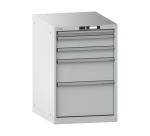 Armoire à tiroirs Lista 27x36E H 85 x L 56,4 x P 72,5 cm avec plusieurs tiroirs Key Lock