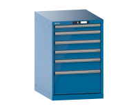 Armoire à tiroirs Lista 27x36E H 85 x L 56,4 x P 72,5 cm avec plusieurs tiroirs Key Lock