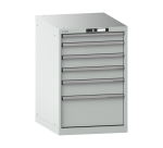 Armoire à tiroirs Lista 27x36E H 85 x L 56,4 x P 72,5 cm avec plusieurs tiroirs Key Lock