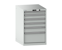 Armoire à tiroirs Lista 27x36E H 85 x L 56,4 x P 72,5 cm avec plusieurs tiroirs Key Lock