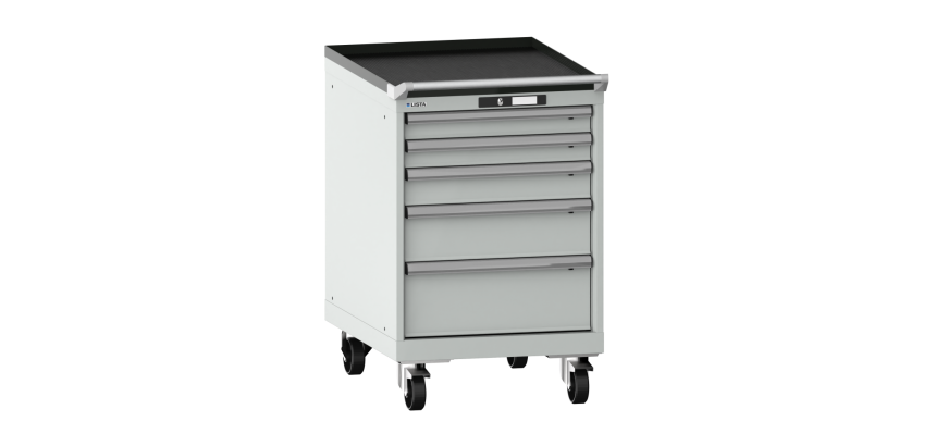 Armoire à tiroirs Lista 27 x 36E  H 89 x L 56,4  x P 72,5 cm 5 tiroirs Key Lock