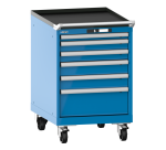 Armoire à tiroirs Lista 27 x 36E  H 89 x L 56,4  x P 72,5 cm 6 tiroirs Key Lock