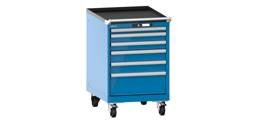 Armoire à tiroirs Lista 27 x 36E  H 89 x L 56,4  x P 72,5 cm 6 tiroirs Key Lock