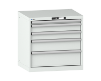 LISTA - Armoire à tiroirs (HxLxP) 70 x 71,7 x 57,2 cm KEY Lock R7035