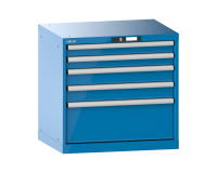 LISTA - Armoire à tiroirs (HxLxP) 70 x 71,7 x 57,2 cm KEY Lock R5012