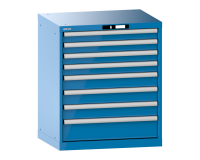 LISTA - Armoire à tiroirs (HxLxP) 85 x 71,7 x 57,2cm KEY Lock R5012