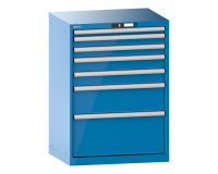 LISTA - Armoire à tiroirs (HxLxP) 100 x 71,7 x 57,2 cm KEY Lock R5012