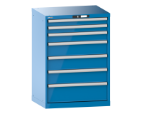 LISTA - Armoire à tiroirs (HxLxP) 100 x 71,7 x 57,2 cm KEY Lock R5012