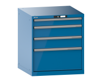 LISTA - Armoire à tiroirs (HxLxP) 80 x 71,7 x 72,5 cm KEY Lock R5012