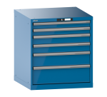 Armoire à tiroirs Lista 36 x 36E  H 80 x L 71,7 x P 72,5 cm 6 tiroirs Key Lock
