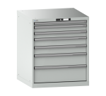 Armoire à tiroirs Lista 36 x 36E  H 85 x L 71,7 x P 72,5 cm 7 tiroirs Key Lock