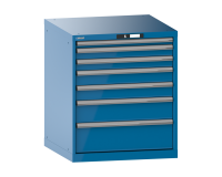 LISTA - Armoire à tiroirs (HxLxP) 85 x 71,7 x 72,5 cm KEY Lock R5012