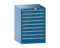 LISTA - Armoire à tiroirs (HxLxP) 100 x 71,7 x 72,5 cm KEY Lock R5012