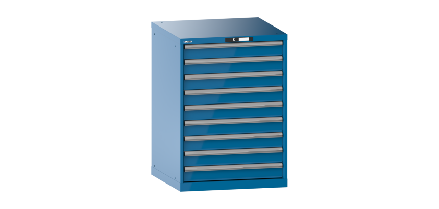 Armoire à tiroirs Lista 36 x 36E  H 100 x L 71,7 x P 72,5 cm 9 tiroirs Key Lock
