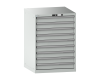 LISTA - Armoire à tiroirs (HxLxP) 100 x 71,7 x 72,5 cm KEY Lock R7035
