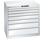 Armoire à tiroirs Lista 45 x 36E  H 85 x L 87 x P 72,5 cm 7 tiroirs Key Lock