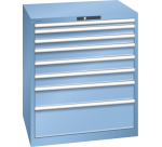 Armoire à tiroirs Lista 45 x 36E  H 100 x L 87 x P 72,5 cm 8 tiroirs Key Lock