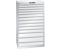 LISTA - Armoire à tiroirs (HxLxP) 145 x 87 x 72,5cm KEY Lock R7035