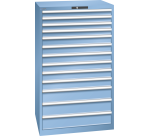 Armoire à tiroirs Lista 45 x 36E  H 145 x L 87 x P 72,5 cm 13 tiroirs Key Lock